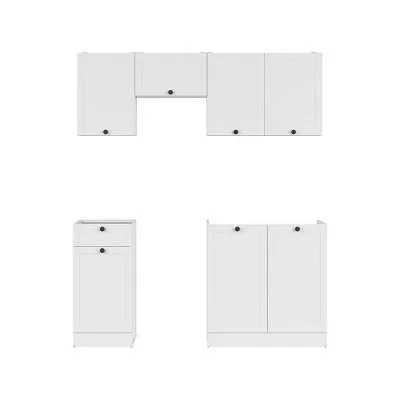 Modular kitchen JUNONA LINE 170 BBL BRW white